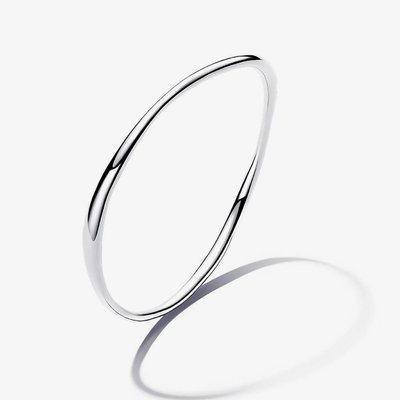 PANDORA Silver Organically Shaped Bangle