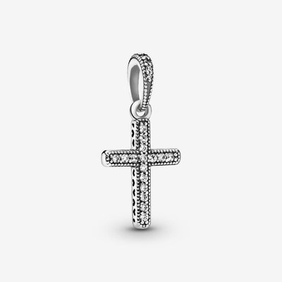 PANDORA Silver Sparkling Cross Pendant