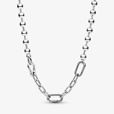PANDORA ME Metal Bead & Link Chain Necklace