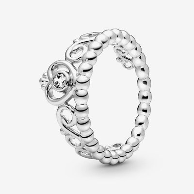 Pandora Sterling Silver Princess Tiara Crown Ring