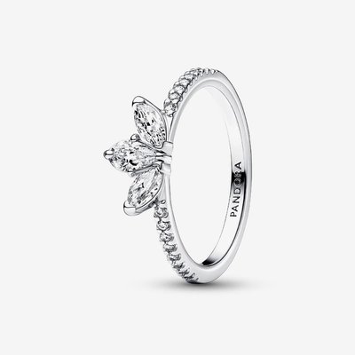 PANDORA Silver Sparkling Herbarium Cluster Ring