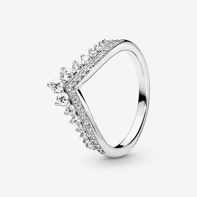PANDORA Silver Princess Wishbone Ring