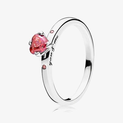PANDORA Sparkling Red Heart Ring