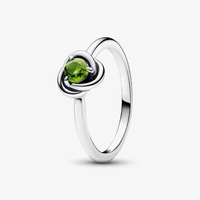 PANDORA August Birthstone Eternity Circle Ring