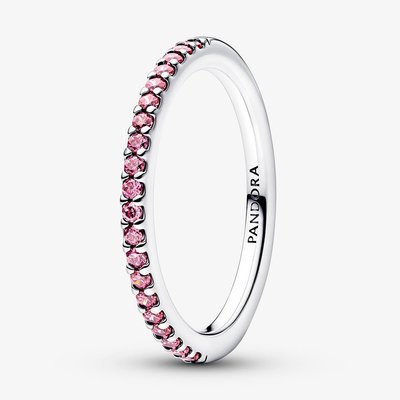 PANDORA Sparkling Pink Band Ring