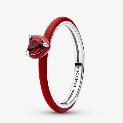 PANDORA ME Red Chakra Heart Ring