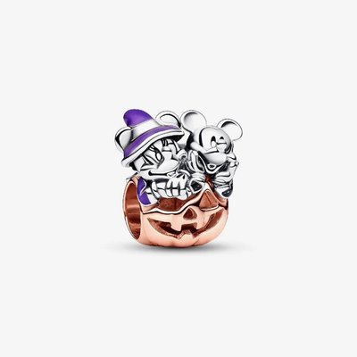 PANDORA Disney Mickey & Minnie Pumpkin Charm
