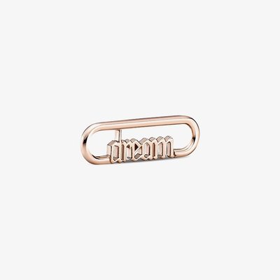 PANDORA ME 14ct Rose Gold Plated Styling Dream Link Connector