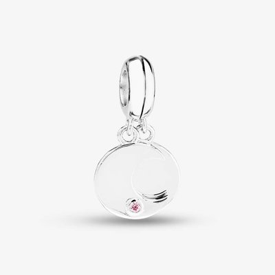 Rosa Lea Double Moon Dangle Charm