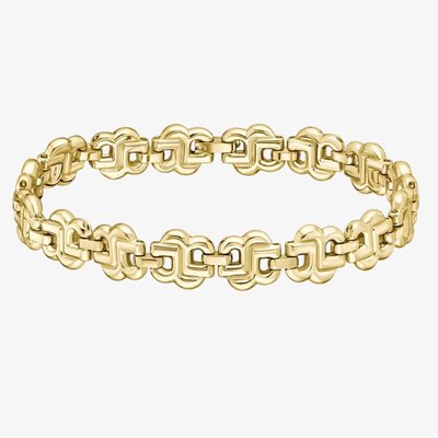 BOSS Ladies Gold Double B Strand Bracelet