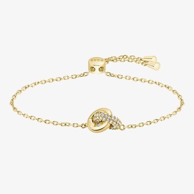 BOSS Live Precious Gold Plated Linked Circles Bracelet