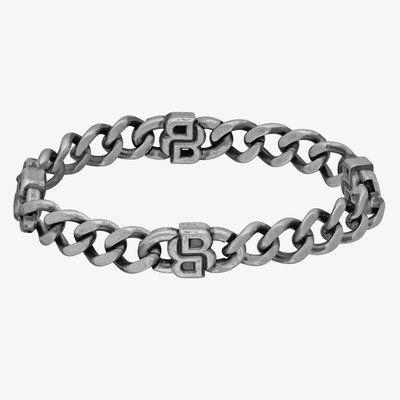 BOSS Mens Absolute Double B Black Steel Bracelet