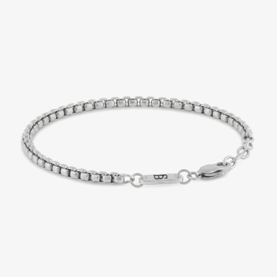 Steel & Barnett Stainless Steel Box Link Bracelet B-BOX01