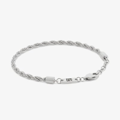 Steel & Barnett Helix Stainless Steel Twisted Rope Bracelet B-HEL01