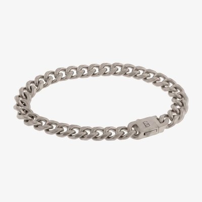 Steel & Barnett Valence Vic Stainless Steel Cuban Link Chain Bracelet SSTBVV/002 M