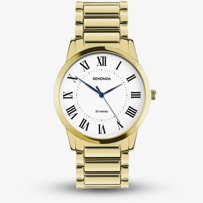 Sekonda Mens Beaumont Gold Plated Watch 30247