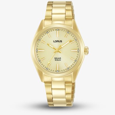 Lorus Ladies Gold Solar Powered Watch RY508AX9
