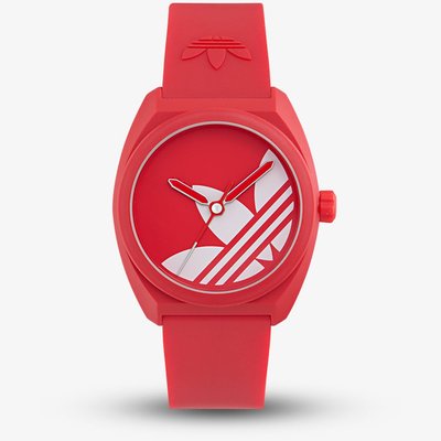 Adidas Project Three Red Strap Watch AOST260432I