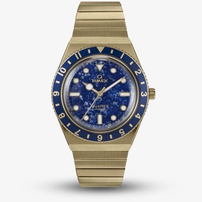 Timex Ladies Q Lapis Lazuli Dial Expandable Watch TW2V92400
