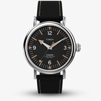 Timex Mens Standard Black Fabric Watch TW2V44000