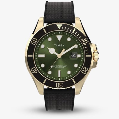 Timex Mens Harborside Gold Watch TW2Y05300