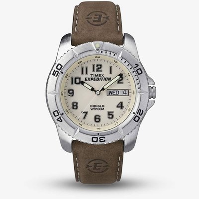 Timex Mens Expedition Cream Dial Watch T46681