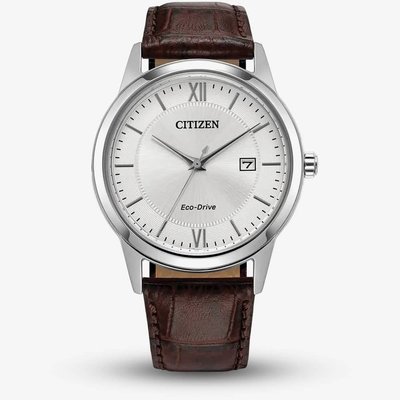 Citizen Mens Eco-Drive Silver Dial Watch AW1780-25A