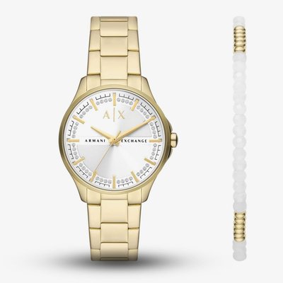 Armani Exchange Hampton Watch & Bracelet Gift Set AX7139SET
