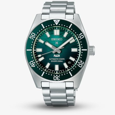 Seiko Mens Special Edition Prospex 1965 Heritage Divers PADI Green Watch SPB501J1