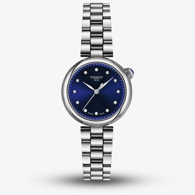 Tissot Ladies Desir Blue Dial Stainless Steel Bracelet Watch T152.010.11.046.00