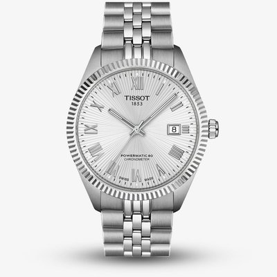 Tissot Mens Ballade Powermatic 80 Silver Dial Watch T156.408.11.033.00