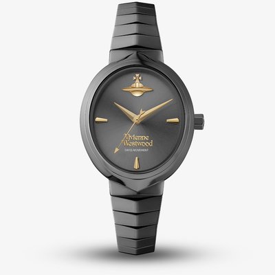 Vivienne Westwood Ladies Armour Gun Metal Watch VV314GYGY