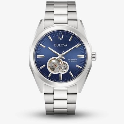 Bulova Mens Surveyor Expansion Blue Dial Automatic Watch 96A275