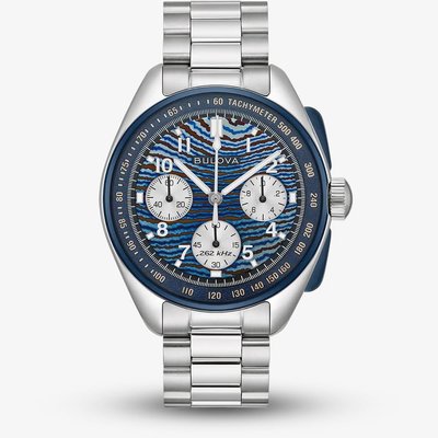 Bulova Mens Limited Edition Lunar Pilot Timascus Chronograph Watch 98A329