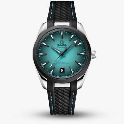 OMEGA 41mm Seamaster Aqua Terra Rubber Strap Watch 220.32.41.21.03.001