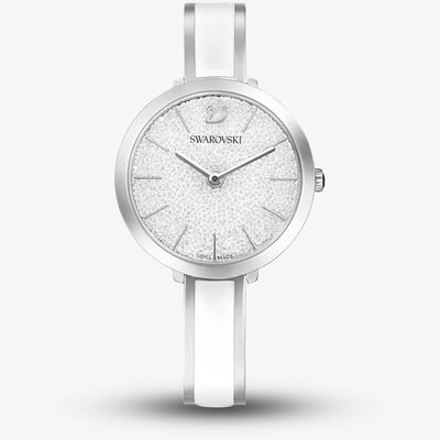 Swarovski White Crystalline Delight Stainless Steel Bracelet Watch 5580537