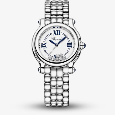 Chopard Ladies Happy Sport The First 33mm Stainless Steel Bracelet Watch 278640-3001