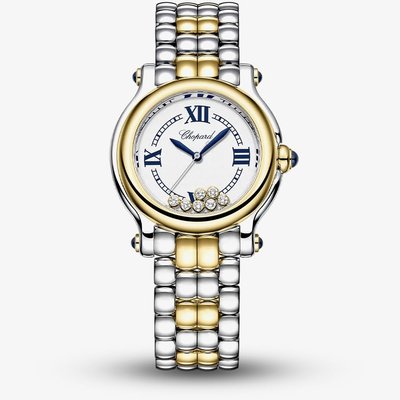Chopard Ladies Happy Sport The First 33mm Two Tone Bracelet Watch 278640-4001