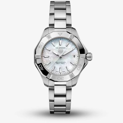 TAG Heuer Aquaracer Professional 200 Solargraph Mother Of Pearl Watch WBP1312.BA0005
