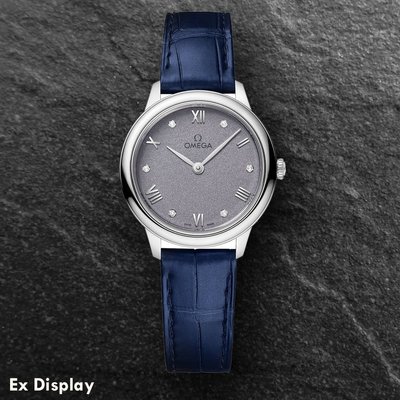Ex-Display OMEGA Ladies De Ville Prestige Quartz Lavender Dial Watch 434.13.28.60.53.001