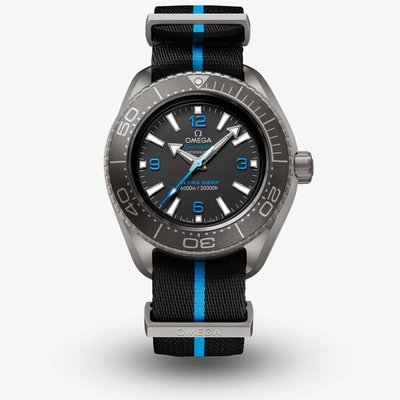OMEGA Mens Seamaster Planet Ocean 6000m Titanium Chronometer Watch 215.92.46.21.01.001