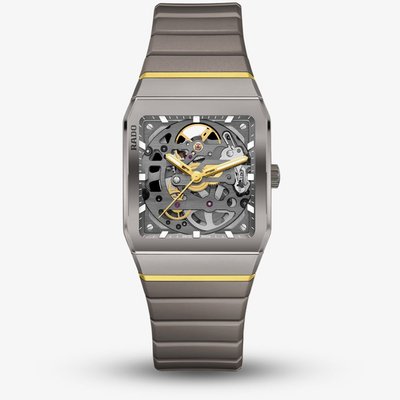 Rado Mens Anatom Automatic Grey Skeleton Dial Watch R10206109