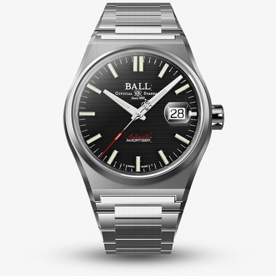 BALL Mens Roadmaster Perseverer Black Dial Watch NM9050C-S1-BK