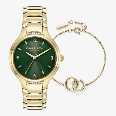 Olivia Burton Ladies Lea Watch & Circles Bracelet Gift Set 24070022
