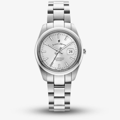 Jacques du Manoir Ladies Allure White Dial Bracelet Watch JWL03801
