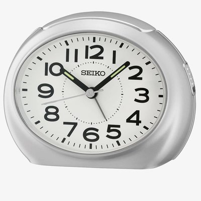 Seiko Clocks White Analogue Clock QHE193S