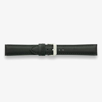 Darlena Tunbridge Black Soft Grained Leather Watch Strap LS1322 BLK 20MM (1) (SS)