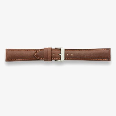 Darlena Tunbridge Brown Crocodile Leather Watch Strap LS1322 BRN 22MM (2) (SS)