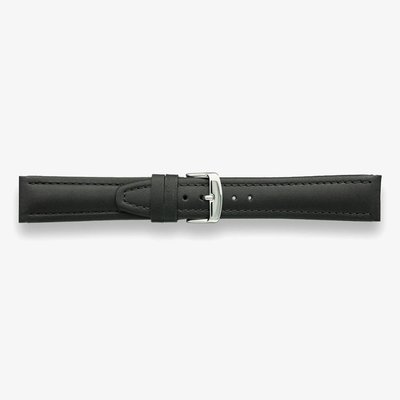 Darlena Killarney Black Anti-Allergy Leather Watch Strap LS1357 BLK 20MM (1) (SS)