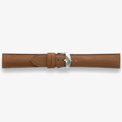 Darlena Woking Brown Leather Silver Buckle Watch Strap 1371